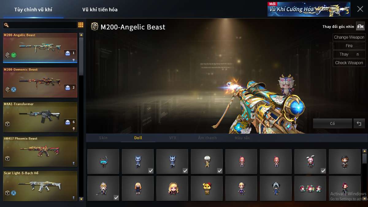 shop acc cf uy tin gia re